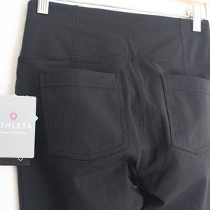 Athleta NWT Small High Waisted Metro Legging Pant, Shrink/Fade Resistant, Black